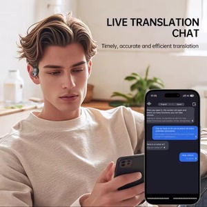 Auriculares de Moda con Gancho Esférico para la Oreja, Traducción Simultánea por IA, Calidad de <span class=keywords><strong>Llamada</strong></span> sin Ruido y Reproducción de Larga Duración, JM13 - Product Image 6