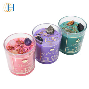 C & H Devil Eye Healing Bless Lover Pot de luxe spirituel Design spécial Blue Eye Bougies parfumées faites à la main - Product Image 4