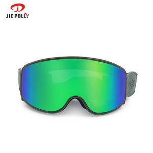 Jiepolly Lunettes de ski anti-buée et anti-poussière cylindriques pour snowboard, lunettes d'hiver, lunettes de soleil de sport - Product Image 2