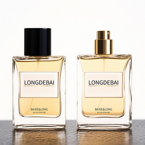 Wholesale Custom Premium Empty Square Design Glass <b>Perfume</b> <b>Bottle</b> 50ml 100ml Clear Glass <b>Perfume</b> Spray <b>Bottles</b> - Product Image 2
