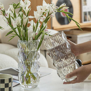 <span class=keywords><strong>Vase</strong></span> en cristal de première qualité, décoration d'intérieur de luxe, moderne, bouteille à <span class=keywords><strong>fleurs</strong></span> de haute sensibilité, améliore l'arrangement floral - Product Image 5