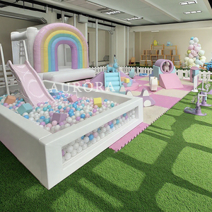 Mềm chơi bóng Pit mềm chơi khu vực phòng tập thể dục trong nhà sân chơi trẻ mới biết đi mềm chơi leo núi kết hợp thiết bị thiết lập cho thuê cho thuê - Product Image 1