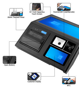 Terminal de point de vente Android 11,6 pouces avec imprimante intégrée, scanner d'identification automatique, NFC, écran secondaire 4,3 pouces, Wi-Fi intégré - Product Image 2
