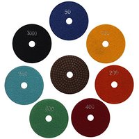Tampons de polissage diamantés PEX pour marbre, usage humide, 30-3000 grains #   Pads de ponçage pour marbre