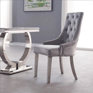 Mesa de comedor de acero inoxidable moderna de lujo, mesa de comedor de acero inoxidable de alta calidad para espacios de comedor de lujo modernos - Product Image 5