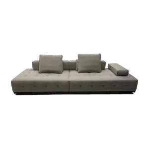 Luxury Decorative Soft High end Cushion Covers high quality modular feather filling down sectional set sofa
