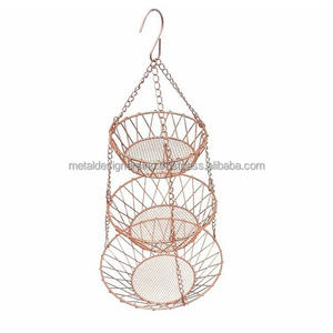 Nouveau support de panier de fruits de fil de conception pour des fruits de panier de légumes pour le panier de stockage de cuisine pour l'usage - Product Image 5