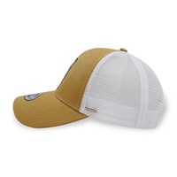 Gorras de Australia, venta al por mayor, parche bordado, gorras deportivas marrones de malla OEM personalizadas, gorra de camionero