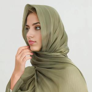 Le plus récent pour <span class=keywords><strong>Amazon</strong></span> tendance dame lisse doux brillant <span class=keywords><strong>soie</strong></span> châle crêpe froissé paillettes plaine miroitant Hijab pour les femmes musulmanes écharpe - Product Image 4