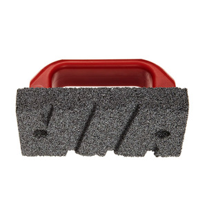 Ladrillo <span class=keywords><strong>SATC</strong></span> de carburo de silicio de grano 20 de 6 pulgadas por 3 pulgadas por 1 pulgada para aplicaciones de limpieza y abrasivas con respaldo de plástico - Product Image 2