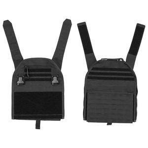 Sac de poitrine de fitness noir personnalisé gilet d'entraînement portable en polyester avec boucle à dégagement rapide MOELL sangle équipement d'entraînement de protection - Product Image 2