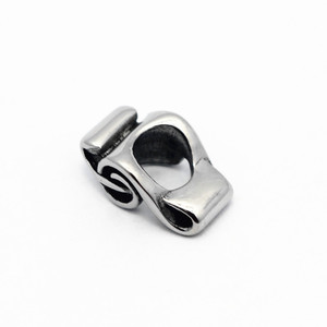 Yunnique – pendentif en forme de note musicale en acier inoxydable, pour la fabrication de colliers, forme irrégulière, GZY-PJ0120 - Product Image 2
