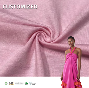 GOTS-gecertificeerd milieuvriendelijk textiel van 95% biologisch katoen en 5% spandex voor kleding - Product Image 1