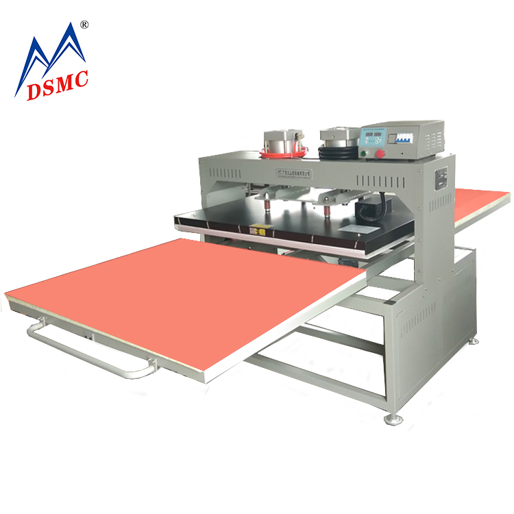 100x120 см широкоформатный пневматический термопресс с двойной станцией для футболок