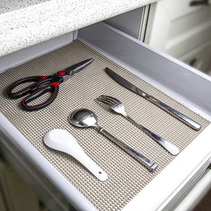 FOOTCARE Tapis de protection écologique en PVC pour étagère de cuisine moderne, tapis antidérapant non adhésif pour tiroir et boîte à outils, modèle - Product Image 5