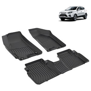 China Auto All Weather Car Mats Foot Carpets 3D Tpe Alfombrillas personalizadas para JAC S5 2013-2018 Alfombrillas interiores - Product Image 2