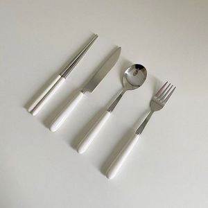 Juego de Cubiertos Portátiles de Acero Inoxidable para Camping, Estuche para Cubiertos, Cuchara y Palillos para Estudiantes, 2 Piezas - Product Image 3