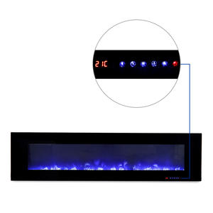 Dreamflame เครื่องทำเตาผิงไฟฟ้าในร่มขนาด72นิ้ว, เครื่องทำความร้อนติดผนังควบคุมระยะไกลไฟ LED เปลวไฟจริงไม่เหมาะสำหรับปิดภาคเรียนใช้ในบ้าน - Product Image 2