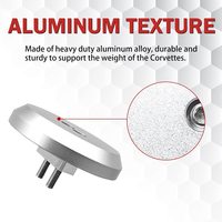 Biurlink — adaptateur de soudure en aluminium et argent pour les modèles de Corvette C5/C6/C7/C8, 1997-2021, haute qualité