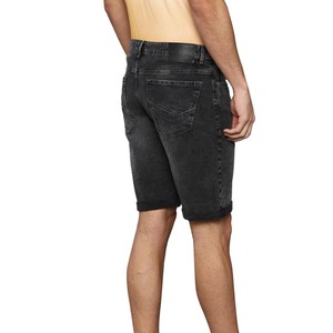 Service OEM - Shorts en jean décontractés pour hommes, mélange de coton, coupe droite, pantalon court d'été pour hommes, shorts en jean de couleur unie - Product Image 5