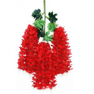 TCI-1150 <span class=keywords><strong>Planta</strong></span> Artificial de Glicinia Verde Multicolor para Decoración del Hogar, Flor Artificial de Glicinia Amarilla, Venta Caliente - Product Image 6