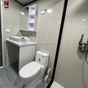 บ้านคอนเทนเนอร์ขนาดใหญ่ 20 ฟุต 40 ฟุต แบบขยายได้ บ้านพักเคลื่อนที่ 2 ห้องนอน บ้านสำเร็จรูป สไตล์ร่วมสมัย - Product Image 3