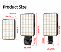 Lampe à selfie magnétique, lumière d'appoint rechargeable RGB à clipser pour téléphone, ordinateur portable, tablette, maquillage, vidéo, vlog, diffusion en direct