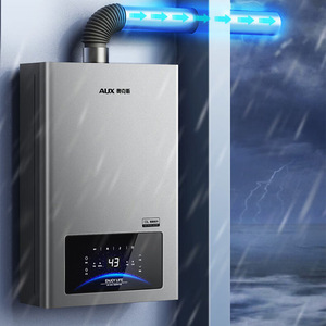 Chauffe-eau instantané sans réservoir au gaz naturel ou électrique, en acier inoxydable, avec allumage électronique et température constante - Product Image 6