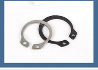 M6-M50 C Type Carbon Steel Retaining Rings Black Finish DIN471/GB894 Shaft Snap Rings External Circlip Design Heavy Industry Use