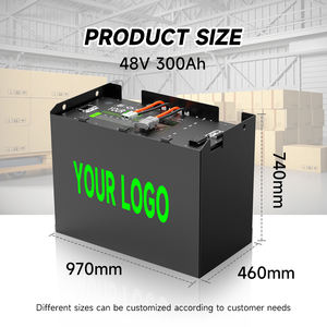 Batterie al Litio Personalizzate OEM 24V 36V <span class=keywords><strong>48V</strong></span> 72V 80V 200Ah 300Ah 400Ah <span class=keywords><strong>LiFePO4</strong></span> per Carrelli Elevatori Elettrici Logistici - Product Image 6