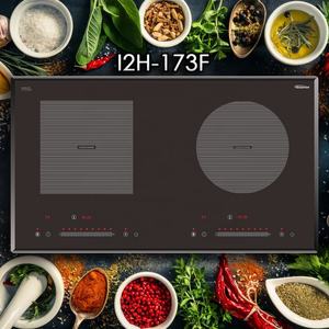 Placa de Inducción de 4000W con 2 Quemadores, Sensor Táctil, Cocina Eléctrica de Sobremesa para Uso Doméstico - Product Image 3