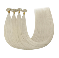 Extensions de cheveux humains de 14 à 30 pouces de longueur, extensions de cheveux à pointe plate en kératine italienne authentique pour coiffeurs professionnels