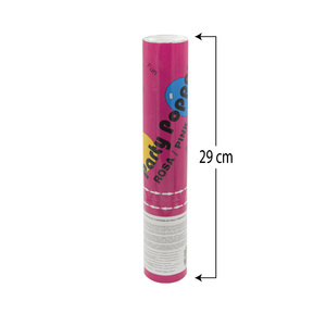 Party Popper 30cm con coriandoli bianchi per feste e celebrazioni - Product Image 5