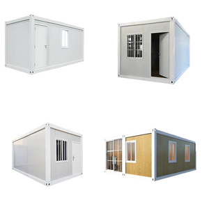 <span class=keywords><strong>Maison</strong></span> modulaire préfabriquée en conteneur maritime de 20 pieds ou 40 pieds, style Mid-Century Modern, avec panneaux sandwich, conception en kit pour villa, boutique ou bureau - Product Image 1