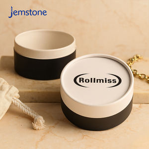 Caja de Embalaje Cilíndrica de Cartón Kraft Reciclable Personalizada de Fábrica, Caja de Tubo de Papel para Alimentos, Té, Café, Velas, Pasteles - Product Image 2