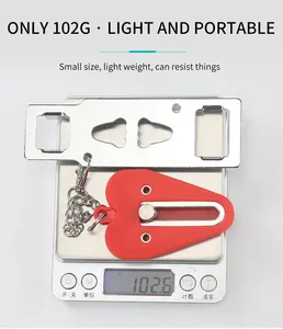 <span class=keywords><strong>Cerradura</strong></span> de Seguridad Portátil para Puerta con Doble Orificio y Llave, Pestillo de Seguridad, Construcción Metálica, Antirrobo, para Uso en Hogar, Habitación u Hotel - Product Image 6
