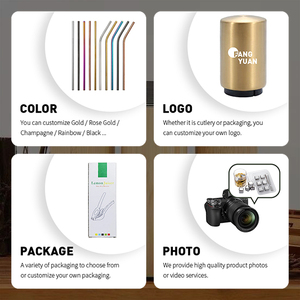 Tre sinh thái đôi tường nhiệt độ Flask cách điện nhiệt tre chai nước cốc cốc cà phê với tre có nắp đậy và rơm - Product Image 2