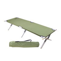 Lit de Camping pliable OEM, lit d'extérieur en acier, Logo et couleurs personnalisés, vente en gros, usine