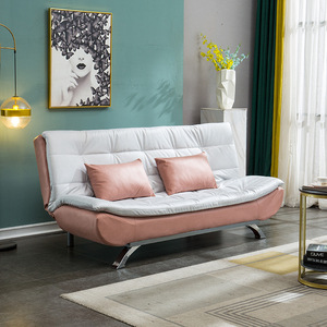 Sofá Cama <span class=keywords><strong>de</strong></span> Cuero Moderno para Sala <span class=keywords><strong>de</strong></span> Estar, Estructura <span class=keywords><strong>de</strong></span> Madera, Color Personalizado, para Apartamento <span class=keywords><strong>de</strong></span> <span class=keywords><strong>Alquiler</strong></span>, Doble Uso, Plegable para Tres Personas - Product Image 6