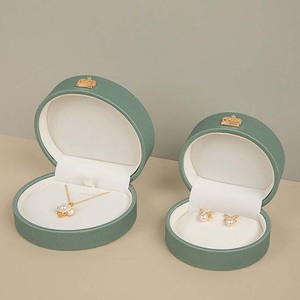 Wholesale Luxury Custom Jewelry <b>Boxes</b> for Rings & <b>Earrings</b> Leathered Paper Packaging Square Shape Velvet Lining Box - Product Image 3