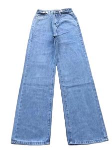 Comercio Exterior Toma Real Jeans de Mujer Versión Coreana de Cintura Alta <span class=keywords><strong>Rectos</strong></span> Vintage Casuales Pantalones Trapeador Directo de Fábrica - Product Image 1