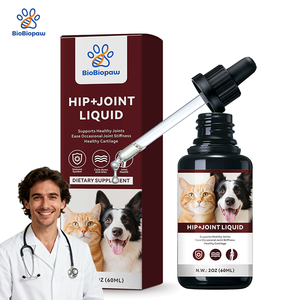 Cairan untuk anjing kucing Hip kesehatan sendi OEM ODM alami Glucosamine kunyit mangan MSM perawatan kesehatan hewan peliharaan tetesan - Product Image 2