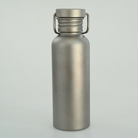 Bouteilles d'eau en titane 2026 – Gourde isotherme en titane pour activités de plein air, escalade et randonnée