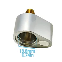 1 unidad/1 juego OLIVER Conector hembra de interfaz para detección de fugas en aire acondicionado automotriz, condensador, compresor y bomba
