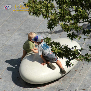 Nuevo Banco de Piedra Mágica para Exteriores, Silla de Ocio GRC para Centros Comerciales e Ingeniería Paisajística - Product Image 2