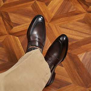 Mocassins carrés polyvalents et élégants pour hommes - Respirants, légers, à lacets, autres empeignes, antidérapants, décontractés et professionnels - Product Image 3