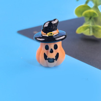Figurines miniatures en résine de squelette, citrouille, diable et crâne, décoration d'Halloween