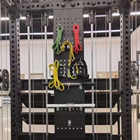 TT FLEX Peak 3-en-1 : Rack d'entraînement multifonctionnel pour la maison, machine Smith avec angle réglable