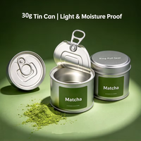 Poudre de Matcha 2A en Marque Blanche 30g/Boîte Qualité Alimentaire pour Pâtisserie et Desserts