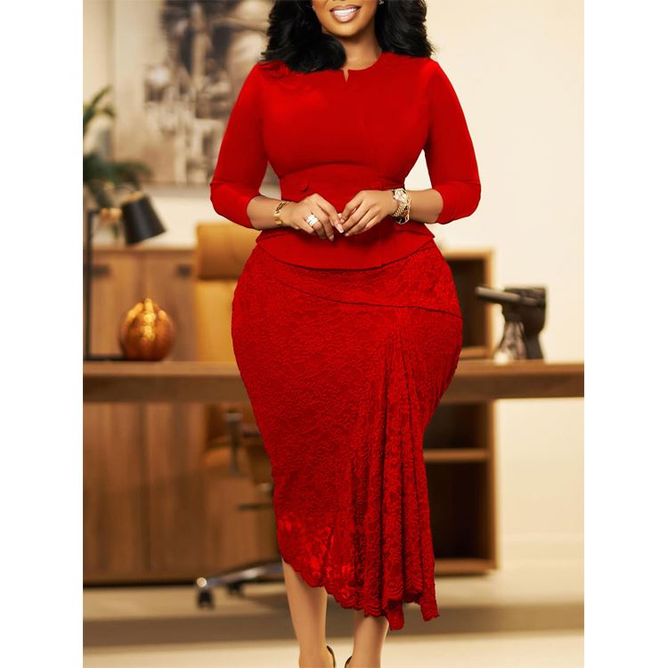 Elegant Knee Length Chiffon Dress Patterns for Women
